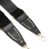 bandouliere-daim-noir-clous-or-1.png BANDOULIERE DAIM NOIR CLOUS OR CLARIS VIROT