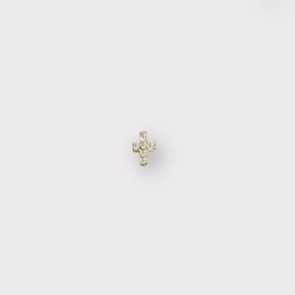 BOUCLE D'OREILLE MINI CROIX FEIDT PARIS