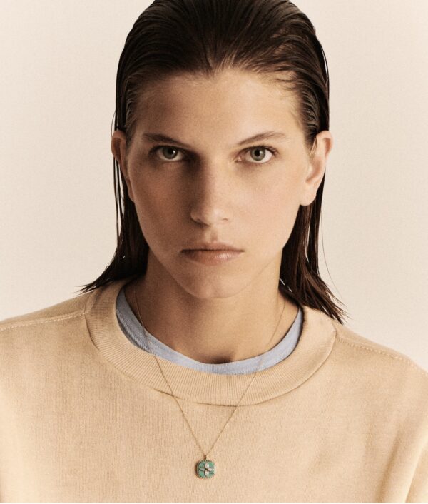 COLLIER BOWIE TURQUOISE PASCALE MONVOISIN