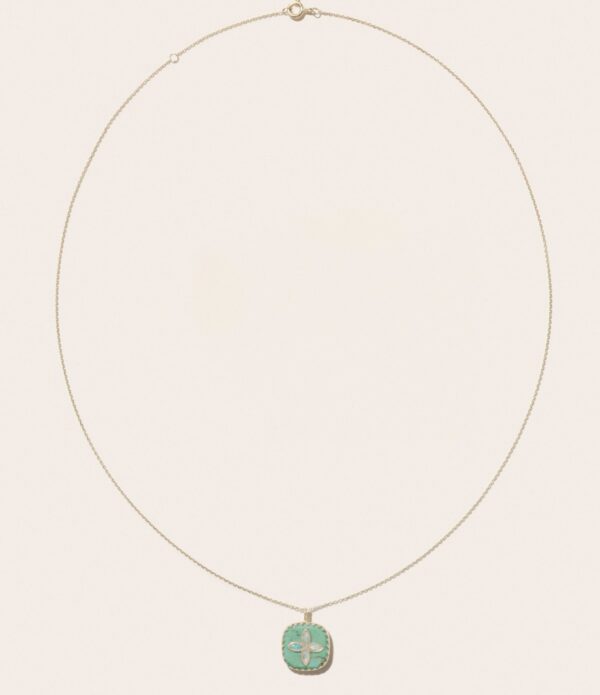 COLLIER BOWIE TURQUOISE PASCALE MONVOISIN