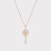 COLLIER VENUS OR ROSE STONE PARIS