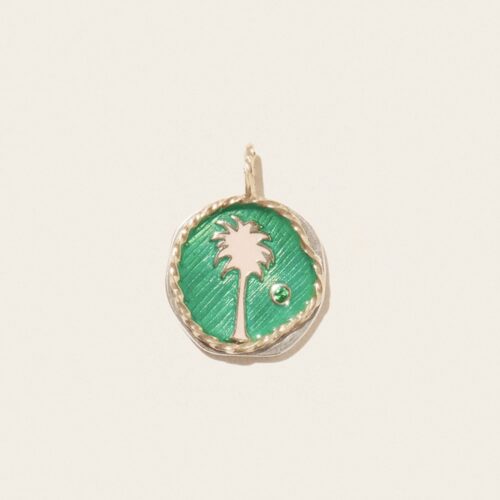 PENDENTIF FARO GREEN PASCALE MONVOISIN