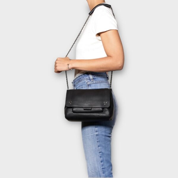 lulu-m-noir-silver.jpg SAC LULU M JEROME DREYFUSS