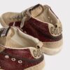 MID STAR ROUGE PAILLETTES GOLDEN GOOSE