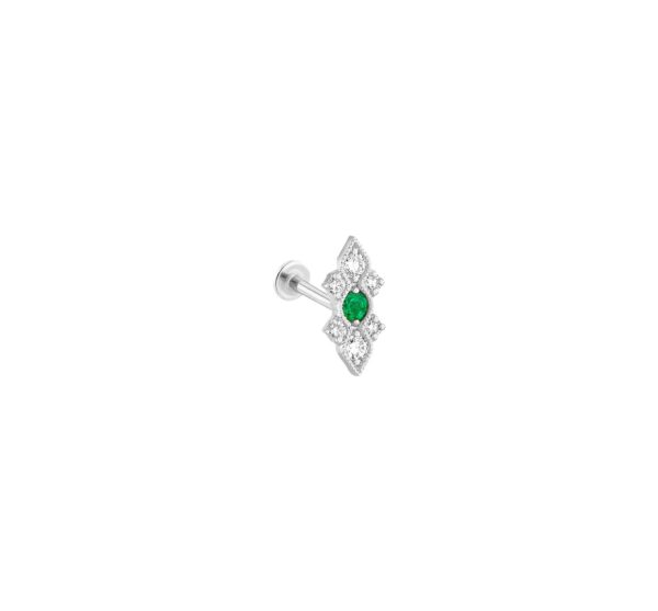 PIERCING HOPE OR BLANC STONE PARIS