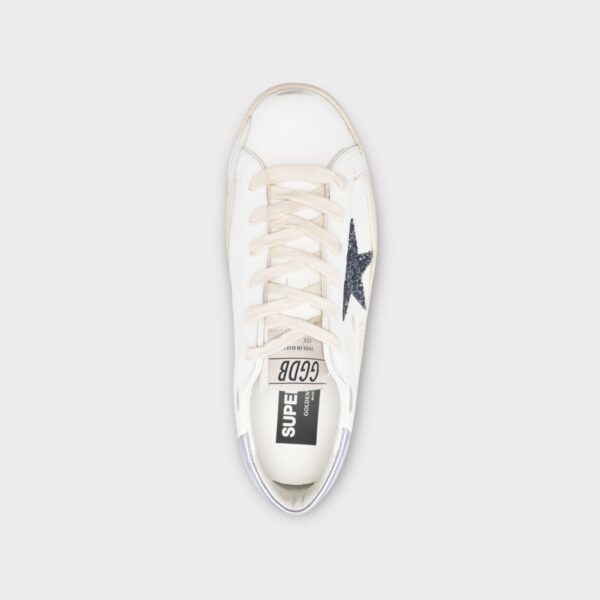SUPER STAR TOE GLITTER GOLDEN GOOSE