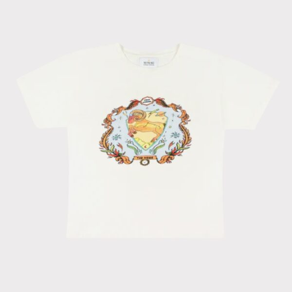T-SHIRT ASTRO ARIES MONOKI