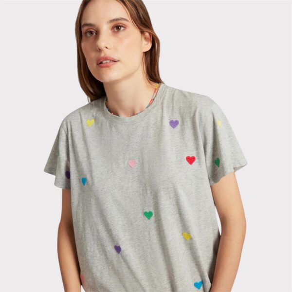 TSHIRT EMBROIDERED HEART MIRA MIKATI