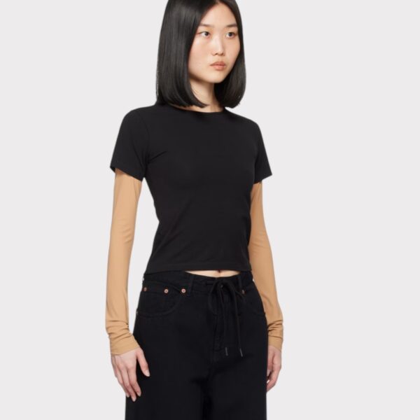 tshirt-manches-courtes-noirmm6-2.jpg T-SHIRT MANCHES COURTES NOIR MM6